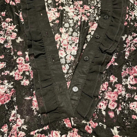 Costa Blanca Floral Top Womens Size Large - Picture 6 of 15